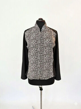 Nivo Sport Talula Abstract Print Full Zip Performance Jacket L